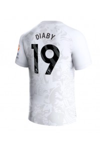 Aston Villa Moussa Diaby #19 Jalkapallovaatteet Vieraspaita 2023-24 Lyhythihainen